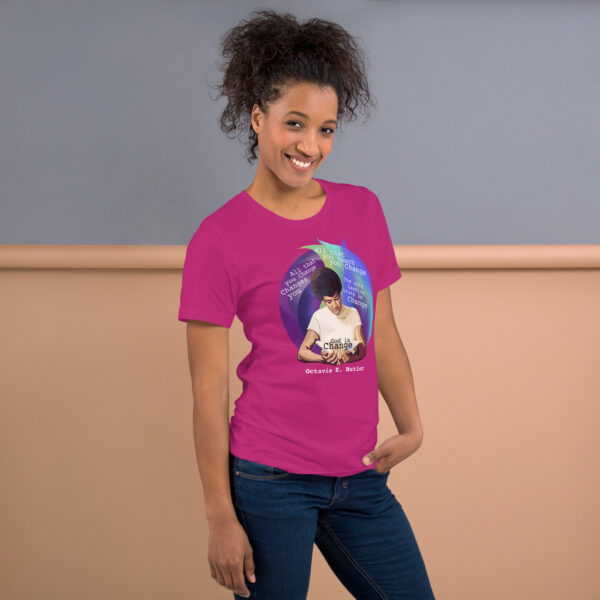 Octavia Butler God is Change super soft t shirt - Image 40