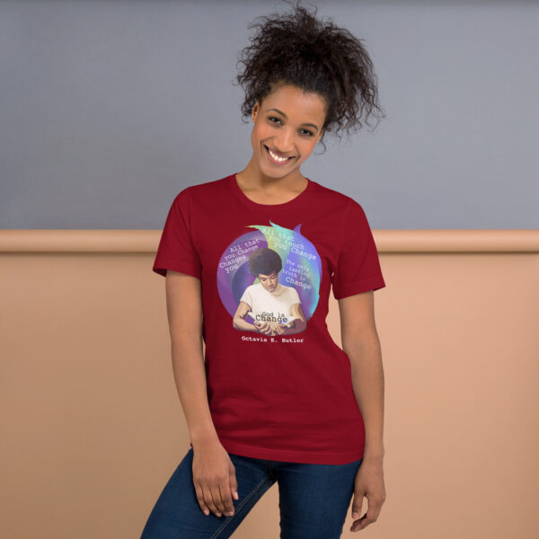 Octavia Butler God is Change super soft t shirt - Image 13