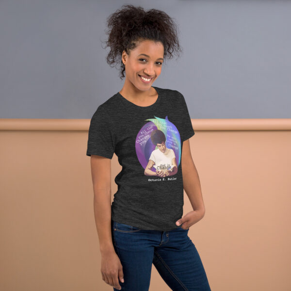 Octavia Butler God is Change super soft t shirt - Image 36