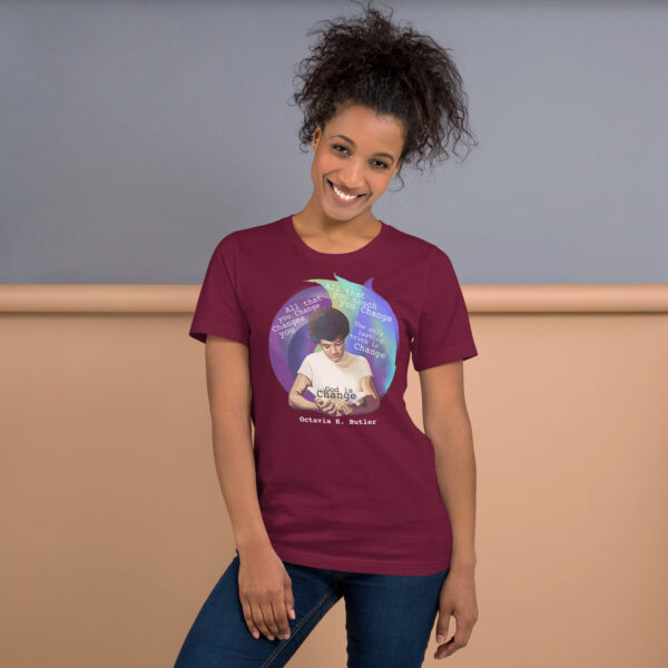 Octavia Butler God is Change super soft t shirt - Image 25