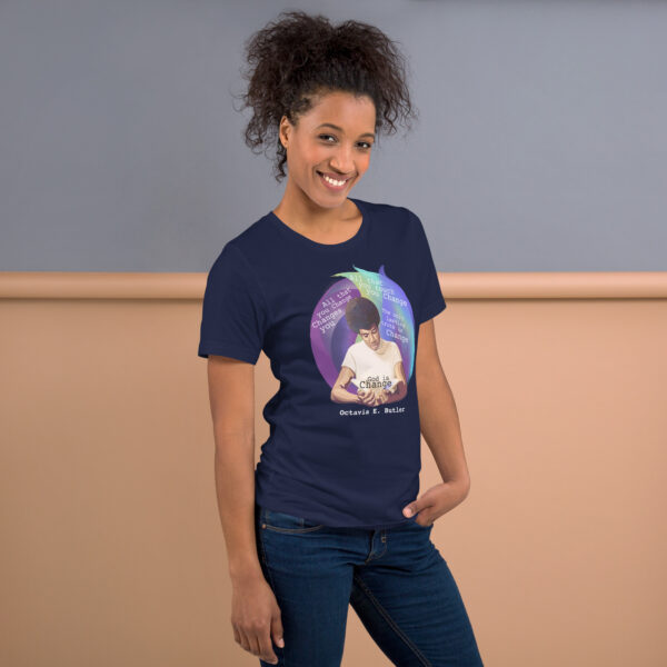 Octavia Butler God is Change super soft t shirt - Image 12